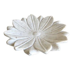 Marble Lotus Plate - Medium  30cm