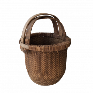 Vintage Weave Basket w handle