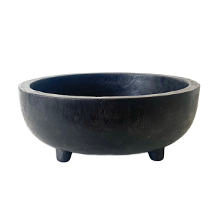 Black Suar Bowl with Feet
