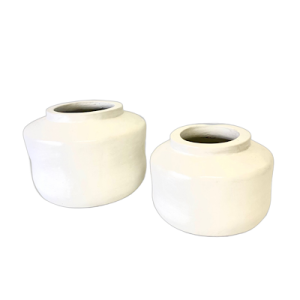 White Kendi Pot - Large