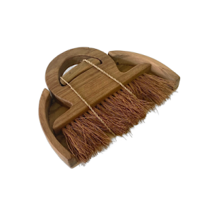 Teak Dustpan Set