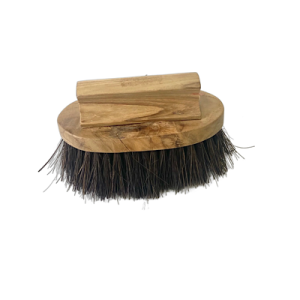 Teak Oval Brush