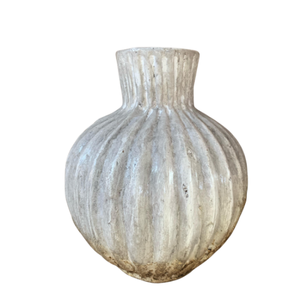 Parma Vase - White Stone