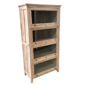 Glass Door Shelf Unit