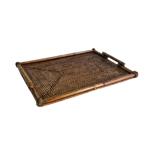 Rattan Serving Tray - Large