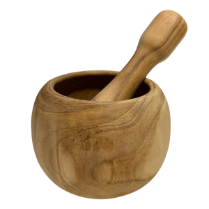 Timber Motar & Pestle