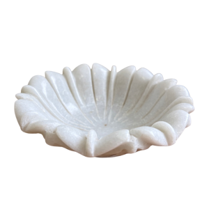 Marble Flower Bowl