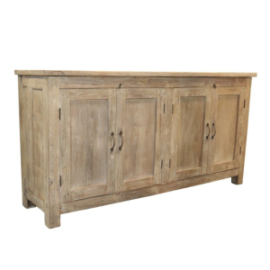Bleached 4 Door Sideboard